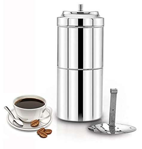Prithi Home's and Kitchen Stainless Steel South Indian Filter Coffee Maker